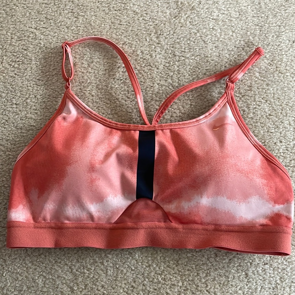 Nike dri fit Indy dye sports bra medium